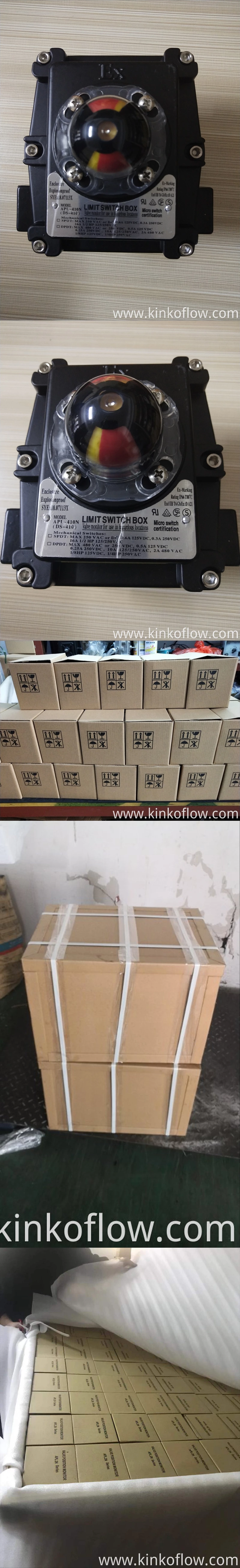 Caja de interruptores de límite a prueba de explosiones APL-410