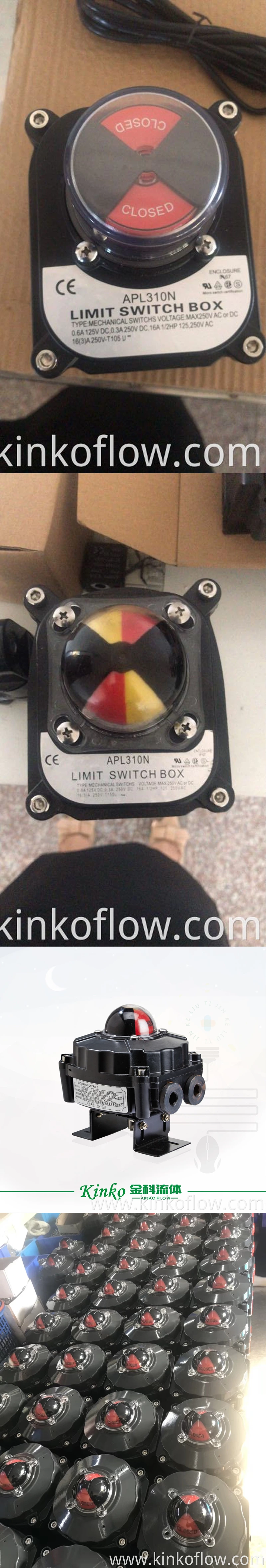 Caja de interruptores de límite a prueba de explosiones APL-410