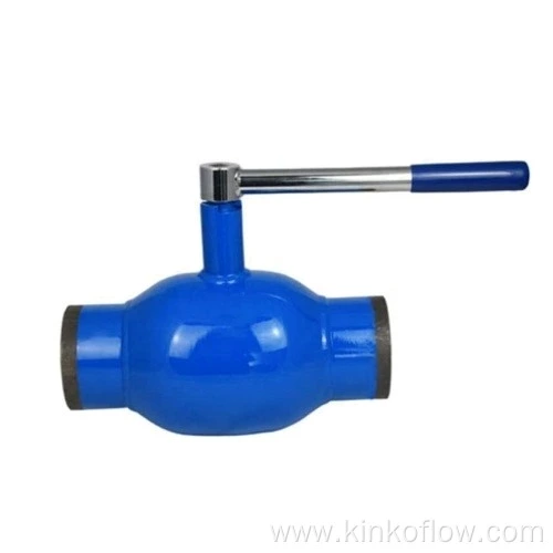 Válvula de bola soldada con sello RPTFE de acero al carbono