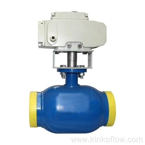 Válvula de bola soldada con sello RPTFE de acero al carbono