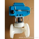 Válvula de bola manual con brida de PVC/UPV/CPVDF, DN50
