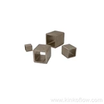 Eje de conexión cuadrado plano galvanizado