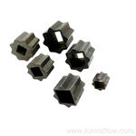 Eje de conexión cuadrado plano galvanizado