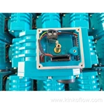 Actuador eléctrico azul lago KK03-200B con rotación de 90 grados