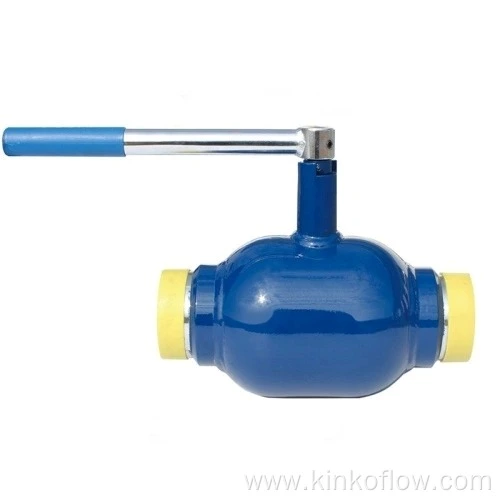 Válvula de bola soldada con sellado de plástico de acero al carbono PN16~PN40