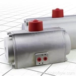 Actuador neumático RT063D de doble efecto de acero inoxidable SS
