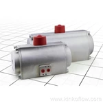 Actuador neumático RT063D de doble efecto de acero inoxidable SS