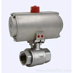 Actuador neumático RT063D de doble efecto de acero inoxidable SS