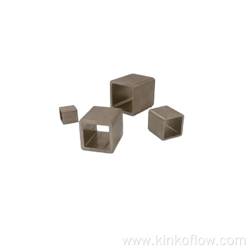 Conector cuadrado plano neumático de acero inoxidable