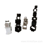 Conector cuadrado plano neumático de acero inoxidable