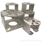 Soporte de acero inoxidable para válvulas