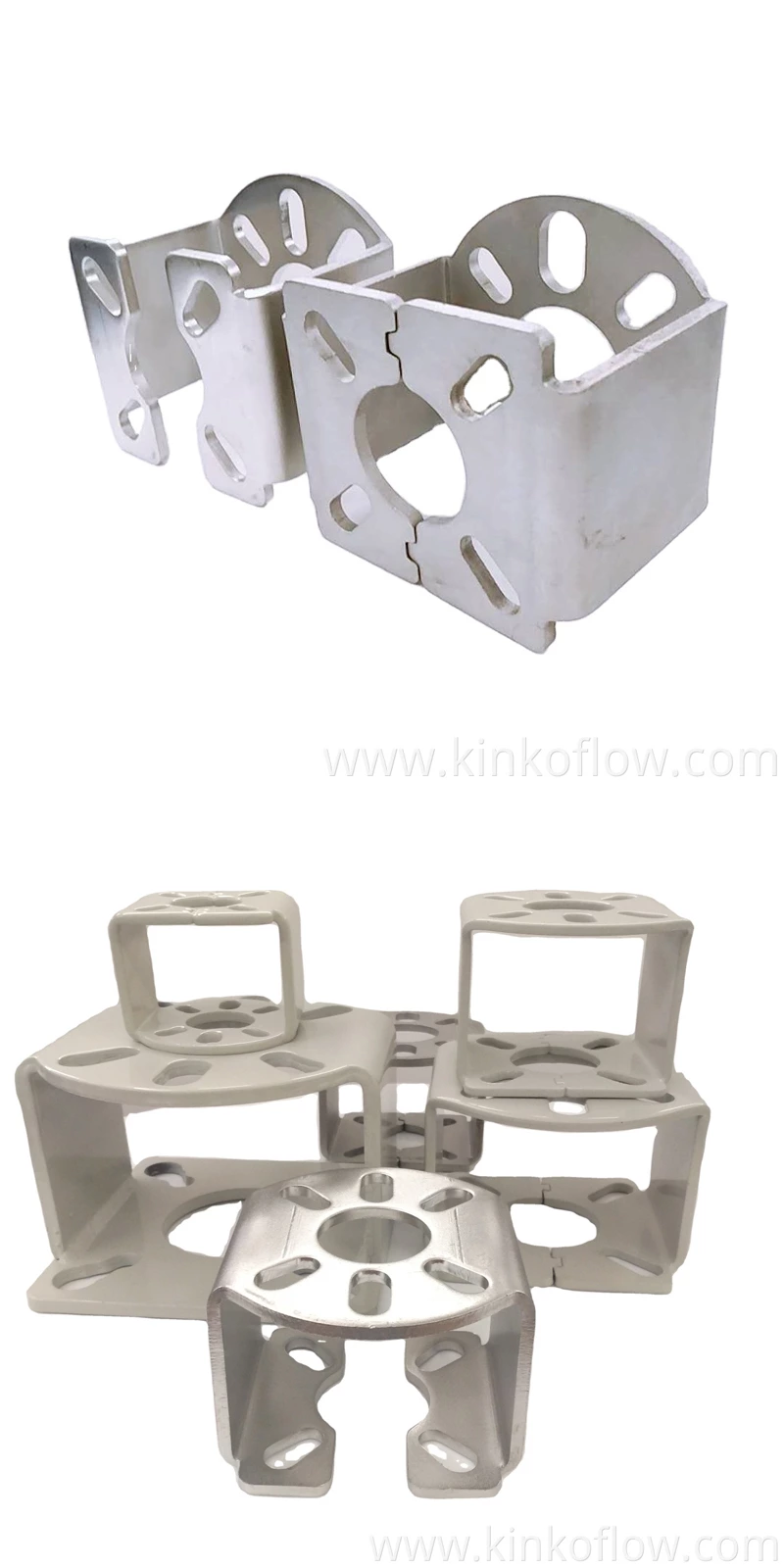 Soporte de acero inoxidable para válvulas