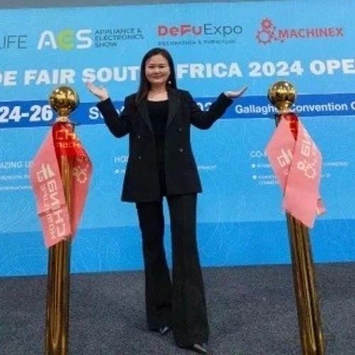 Zhejiang Jinke Fluid Equipment Co., Ltd. exhibe sus principales actuadores y válvulas neumáticas en la Exposición Internacional de Maquinaria de China 2024.